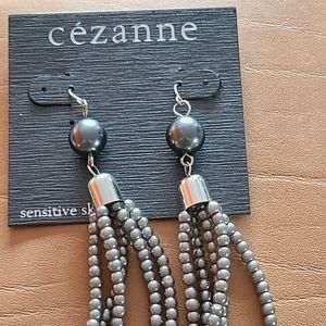 NWT Cezanne French wire drop earrings